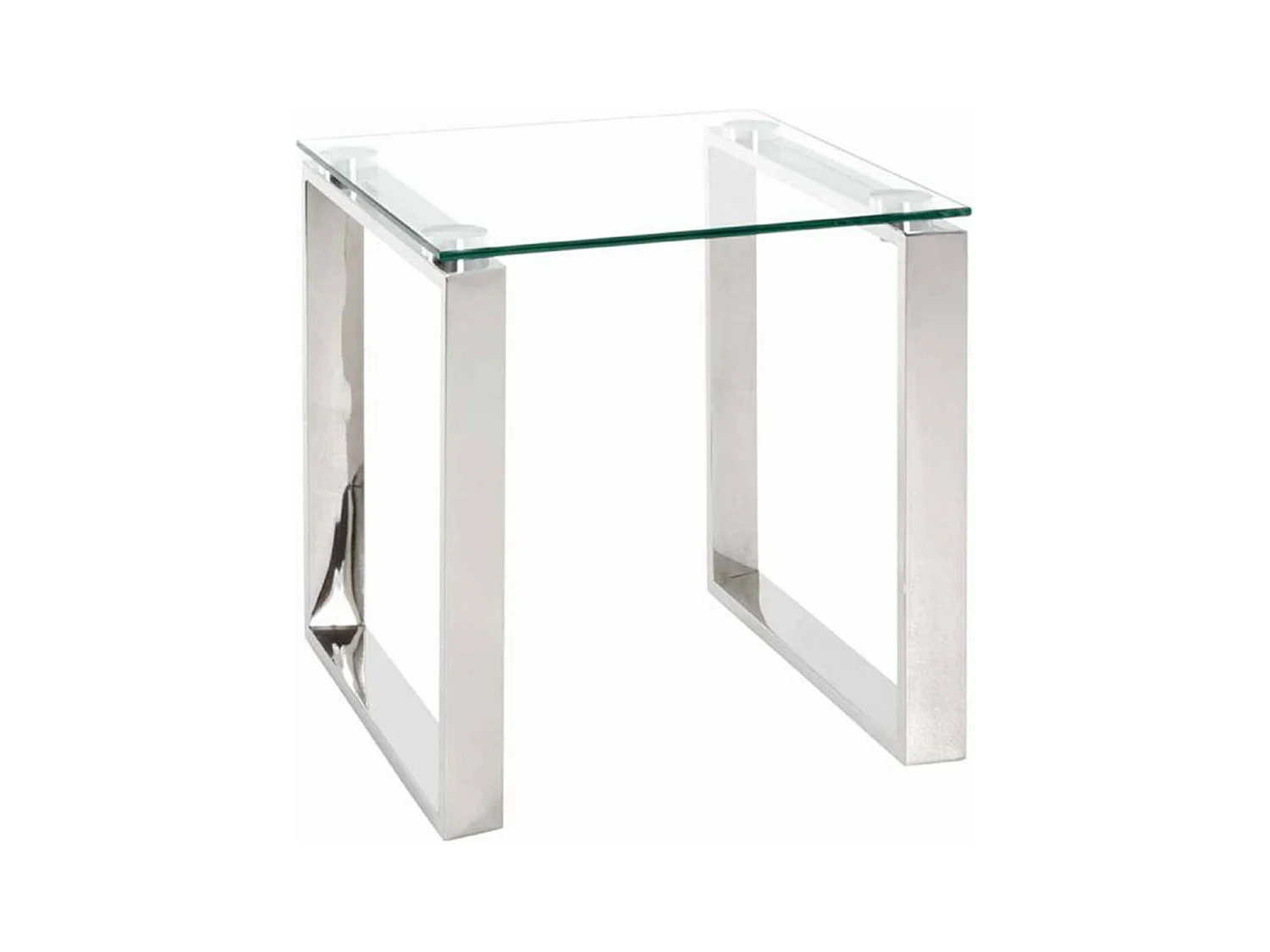 Table d'Appoint Design "Hytin" 45cm Argent
