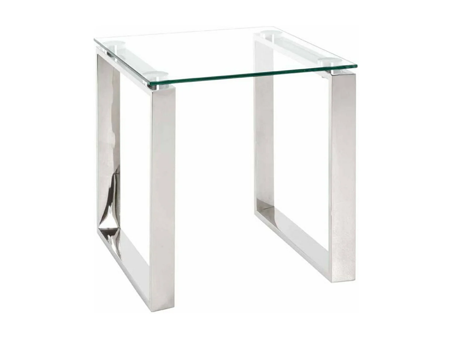 Table d'Appoint Design "Hytin" 45cm Argent