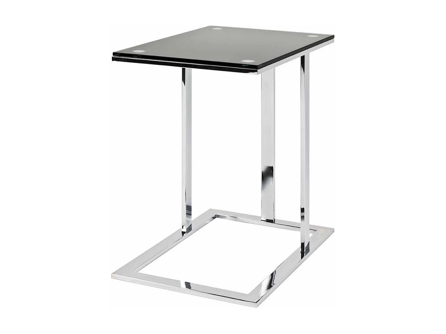 Table d'Appoint Design "Henia" 58cm Noir