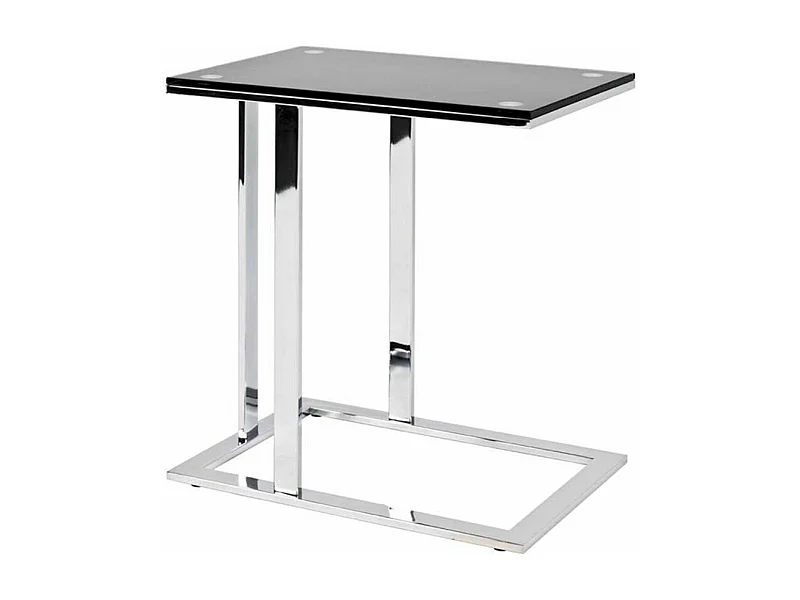 Table d'Appoint Design "Henia" 58cm Noir