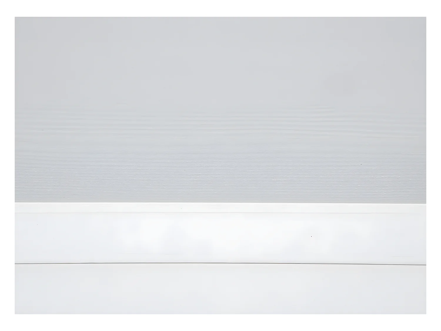 Table d'Appoint Design "Garyo" 55cm Blanc Laqué