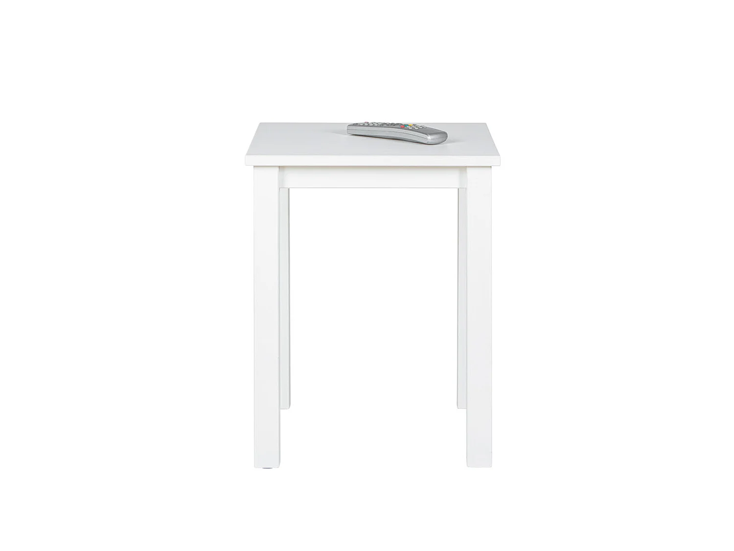 Table d'Appoint Design "Garyo" 55cm Blanc Laqué