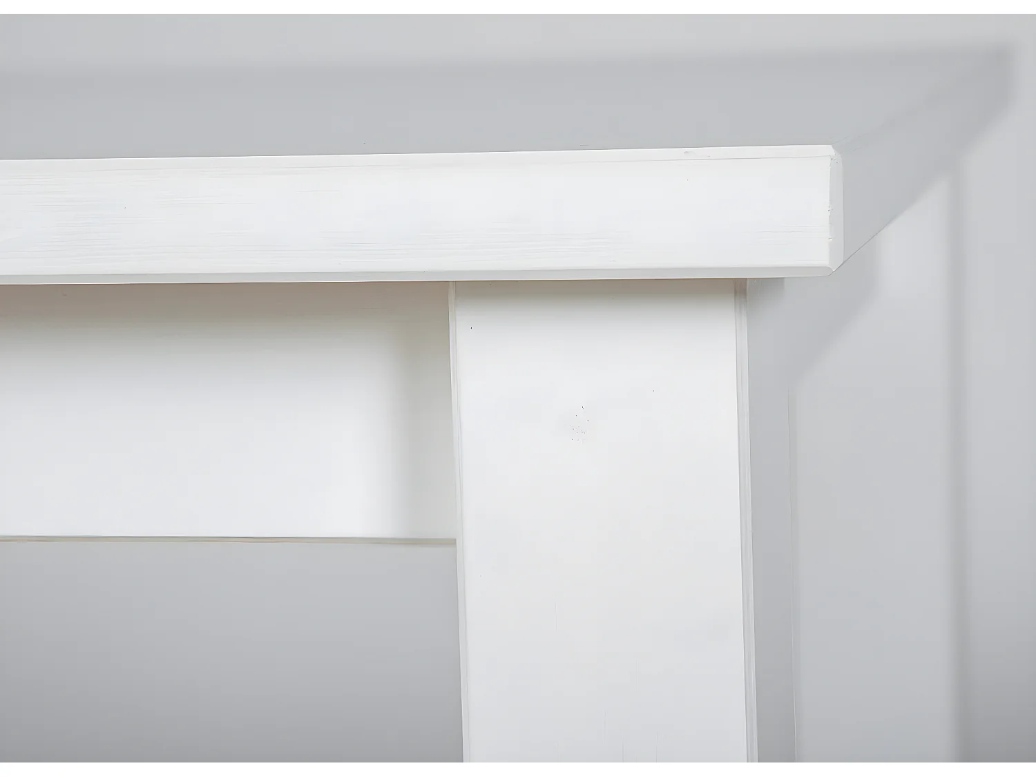 Table d'Appoint Design "Garyo" 55cm Blanc Laqué