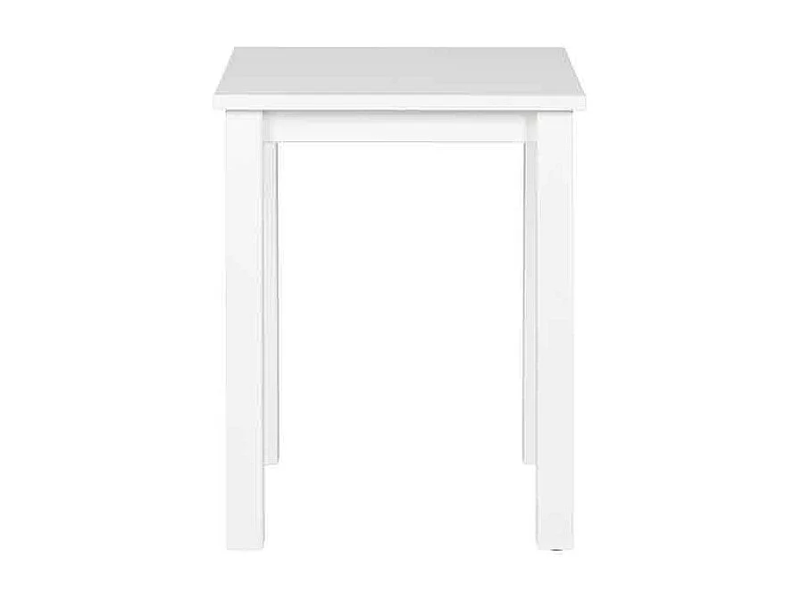 Table d'Appoint Deign "Garyo" 55cm Blanc Laqué
