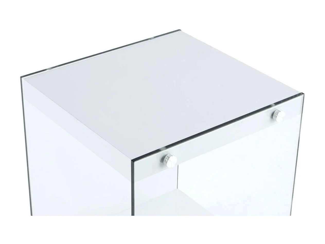 Table d'Appoint en Bois "Elementary" 45cm Blanc