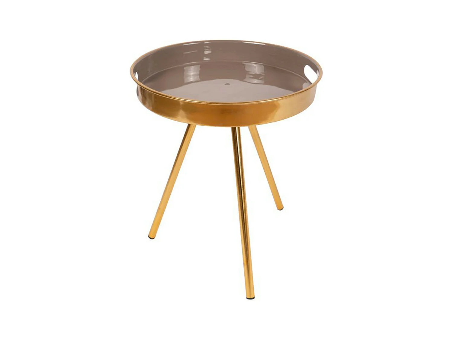 Table d'Appoint Design "Morrison" 44cm Gris