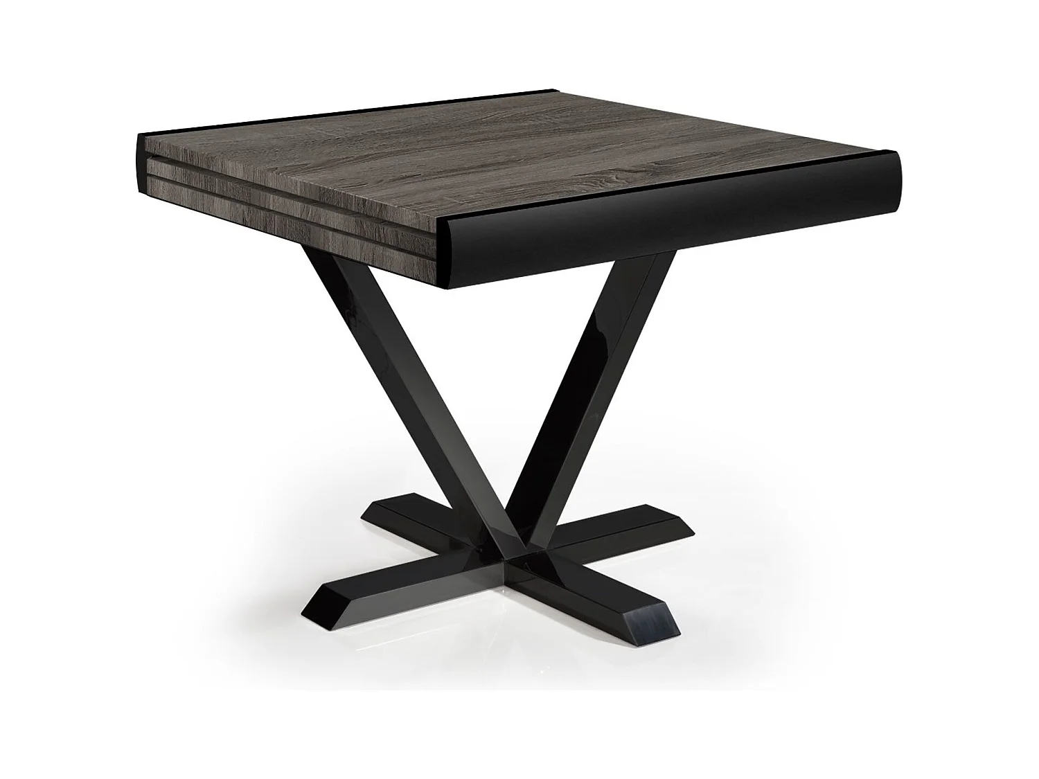 Table à Manger Extensible "Shoreditch" 90-180cm Marron