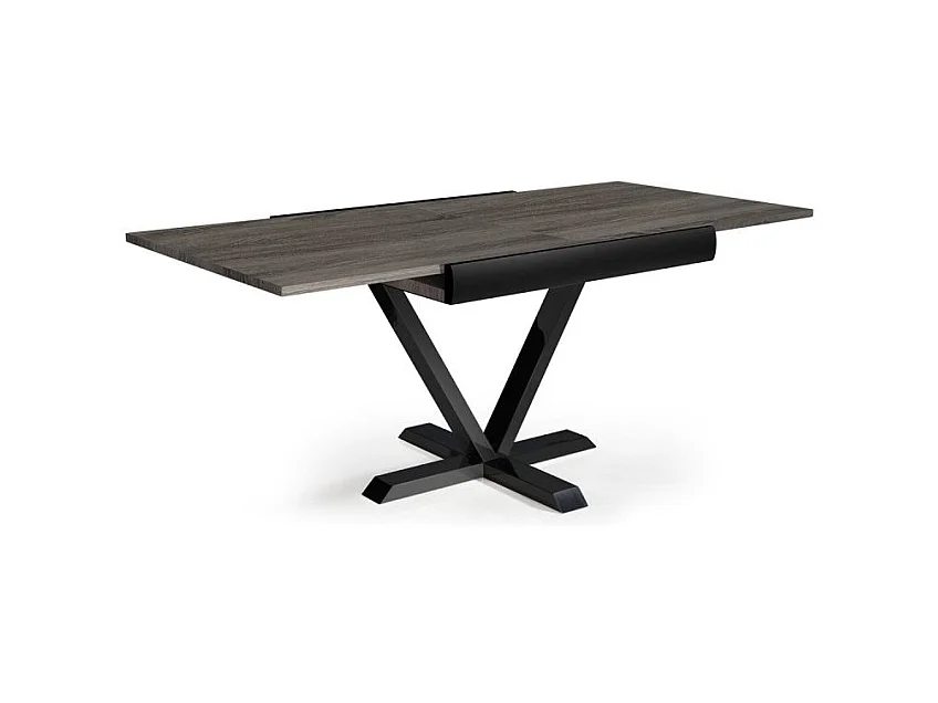 Table à Manger Extensible "Shoreditch" 90-180cm Marron