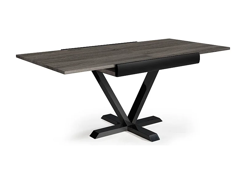 Table à Manger Extensible "Shoreditch" 90-180cm Marron