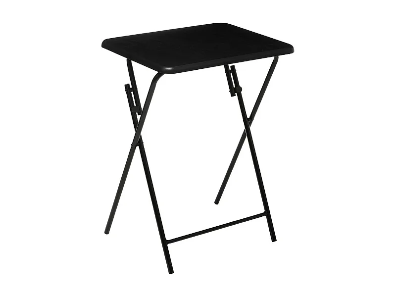 Table d'Appoint Pliante Design "Paola" 64cm Noir