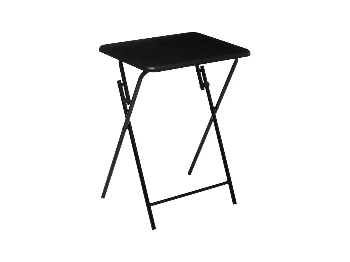 Table d'Appoint Pliante Design "Paola" 64cm Noir