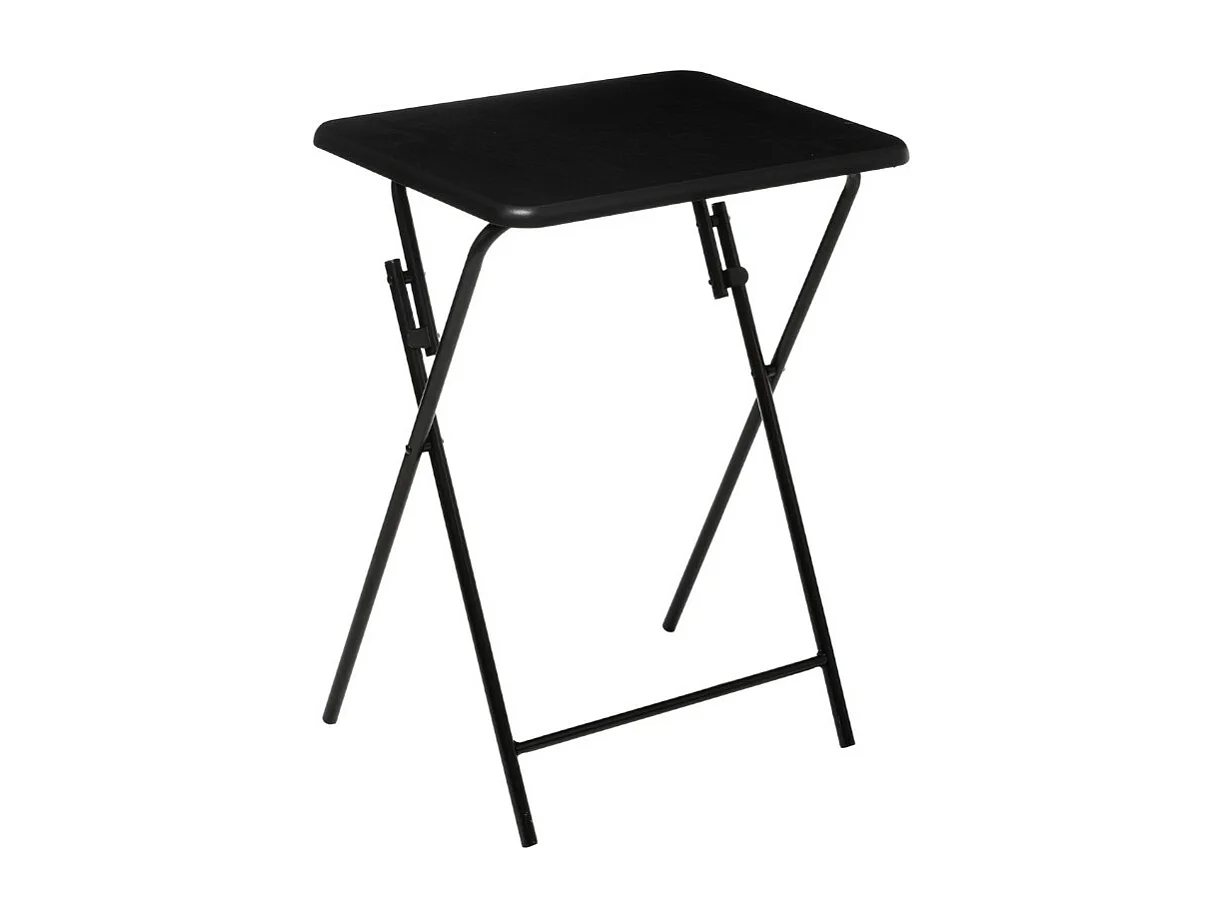 Table d'Appoint Pliante Design "Paola" 64cm Noir