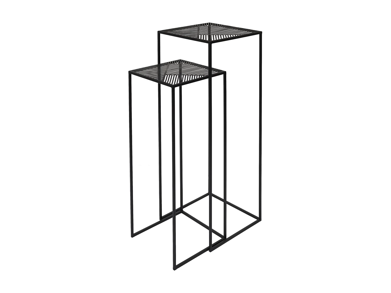 Sellette Metal Gigogne Riga X2 Noir