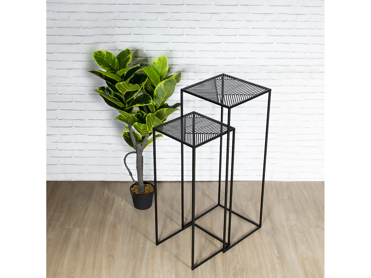 Sellette Metal Gigogne Riga X2 Noir