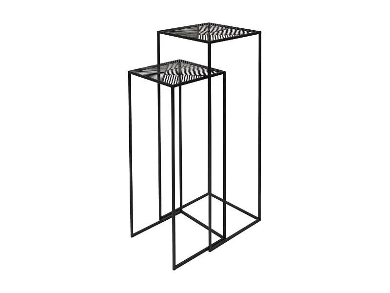 Sellette Metal Gigogne Riga X2 Noir