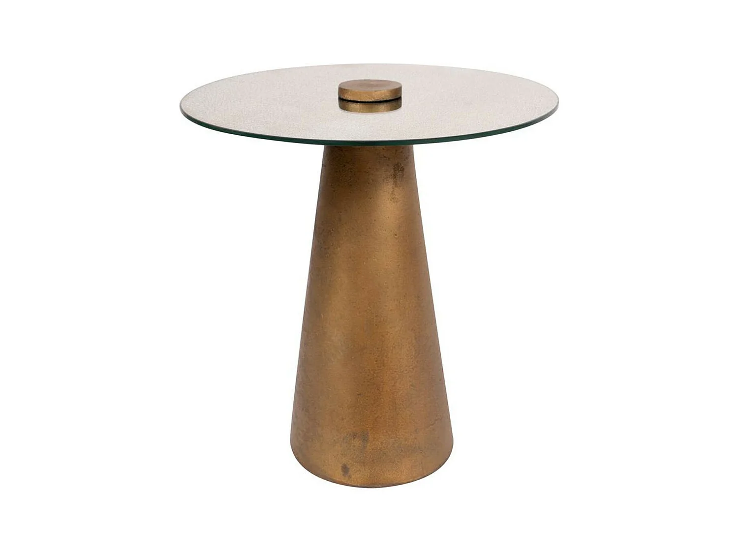 Table d'Appoint Design "Scotch" 42cm Naturel