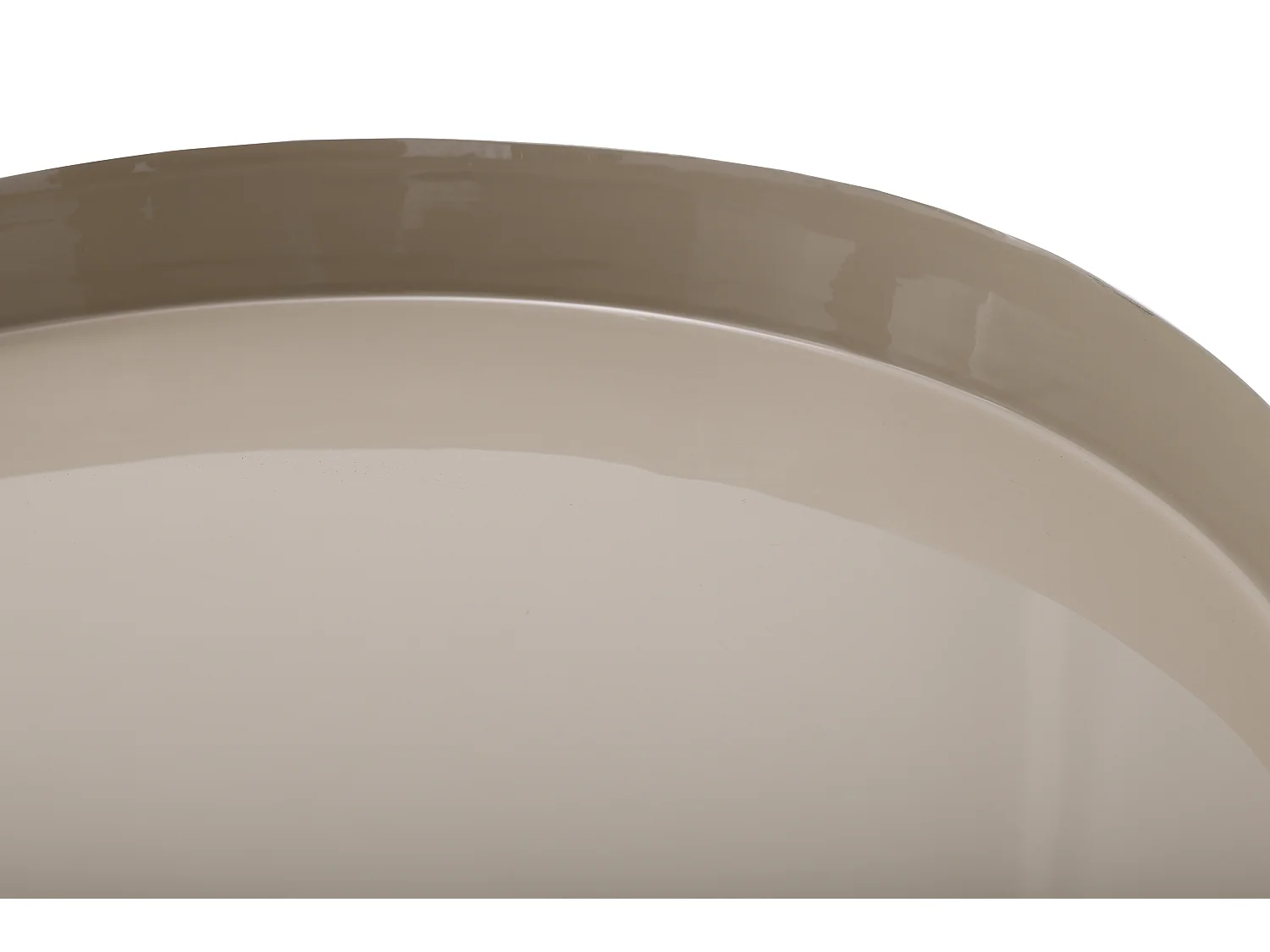 Table d'Appoint Design "Morrison" 48cm Taupe