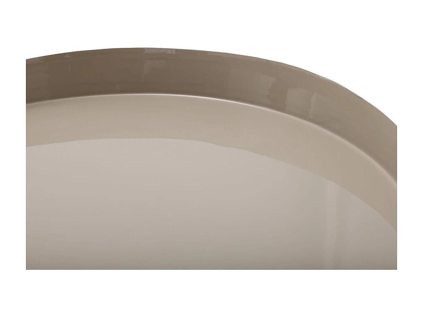 Table d'Appoint Design "Morrison" 48cm Taupe