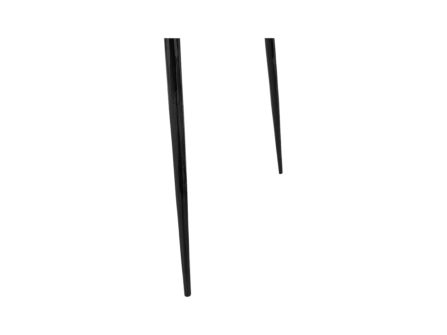 Lot de 2 Tables Gigognes "Lolita" 56cm Or & Noir