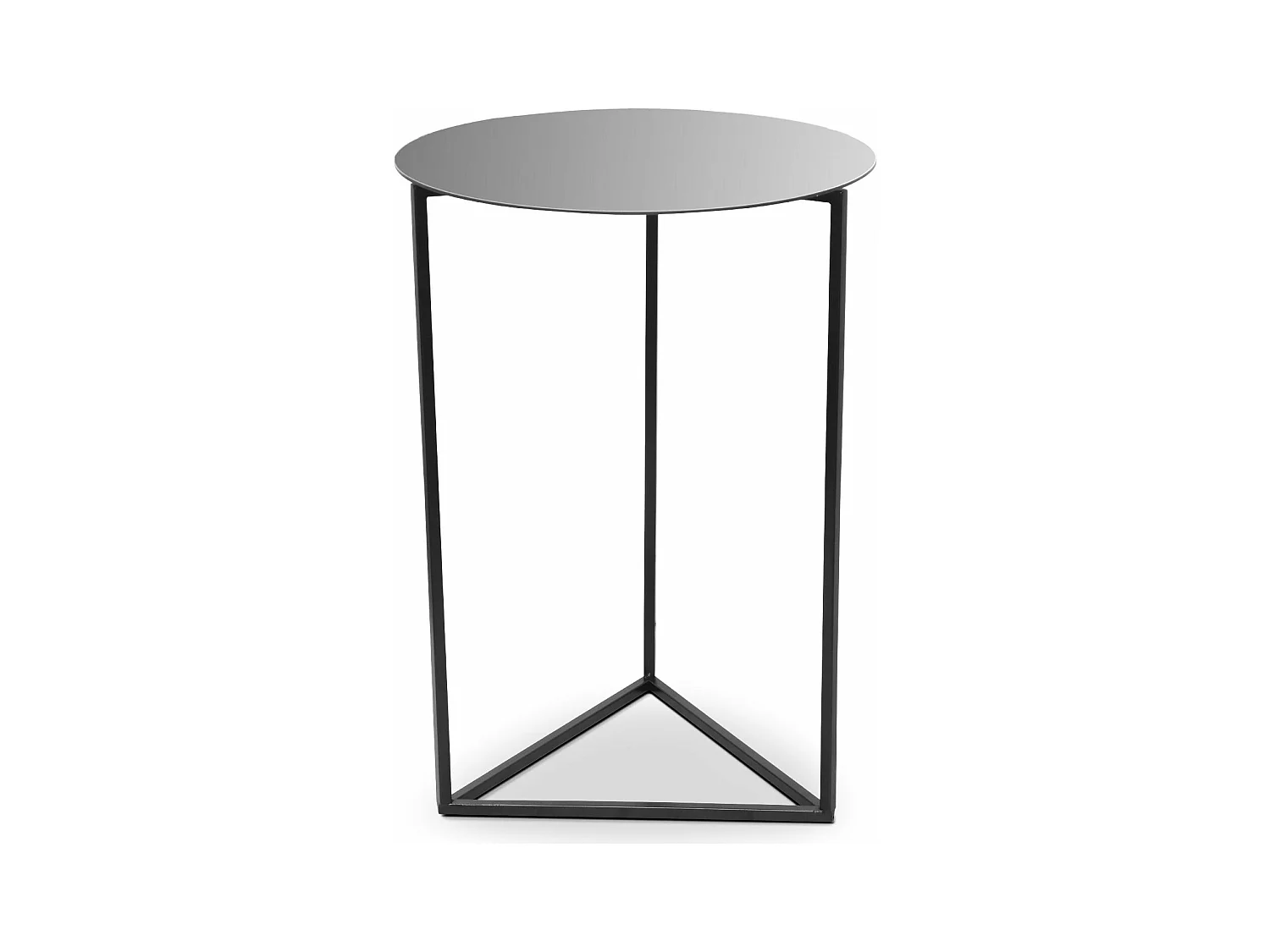 Table d'Appoint Design "Zeliana" 79cm Noir