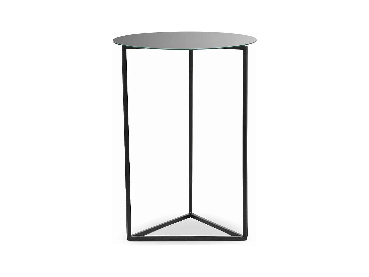 Table d'Appoint Design "Zeliana" 79cm Noir
