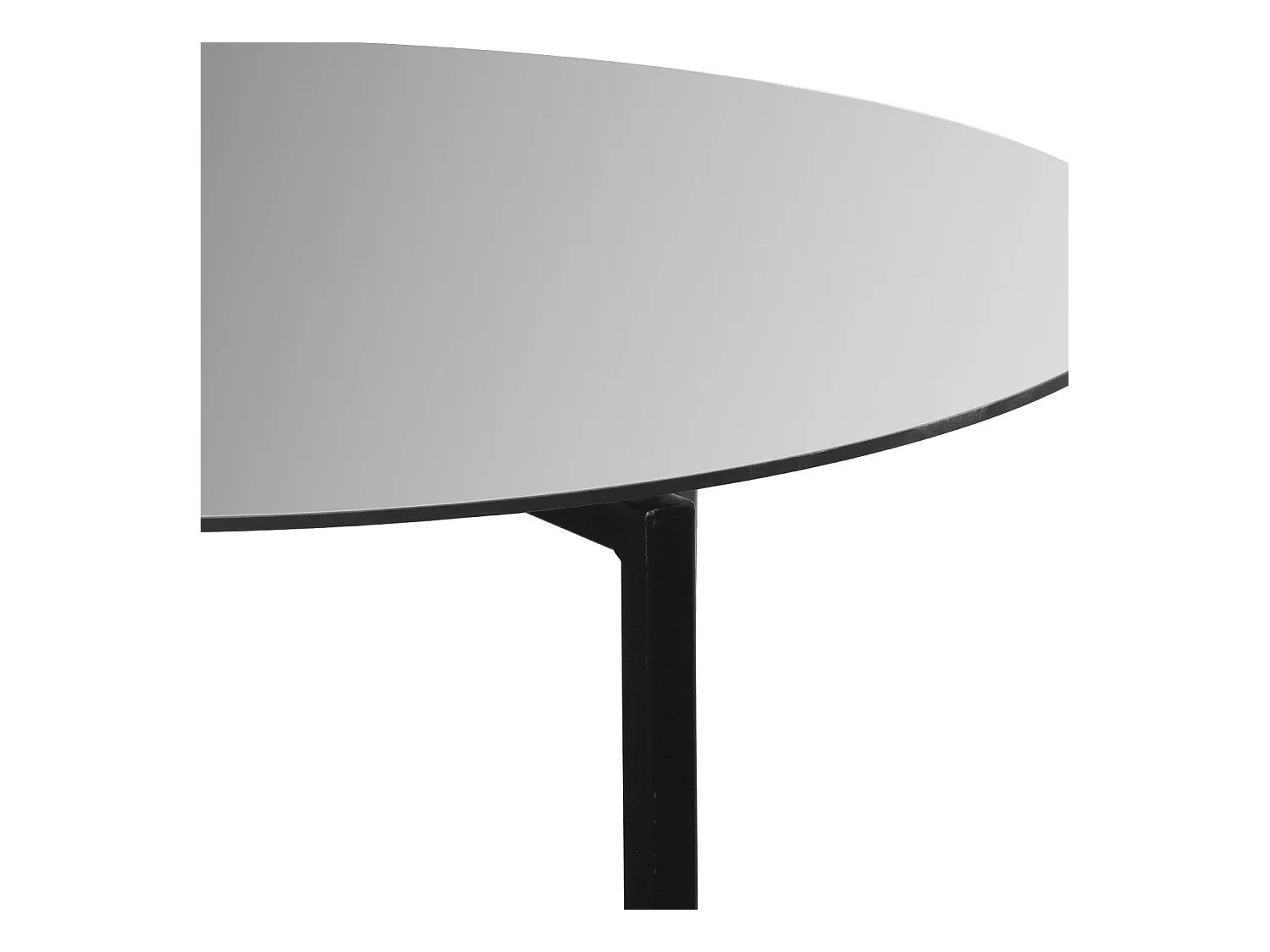 Table d'Appoint Design "Zeliana" 79cm Noir