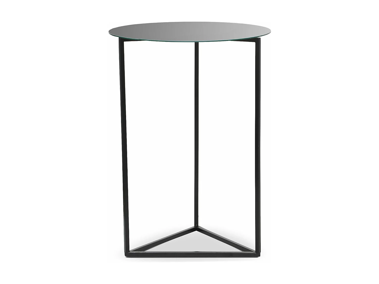 Table d'Appoint Design "Zeliana" 79cm Noir