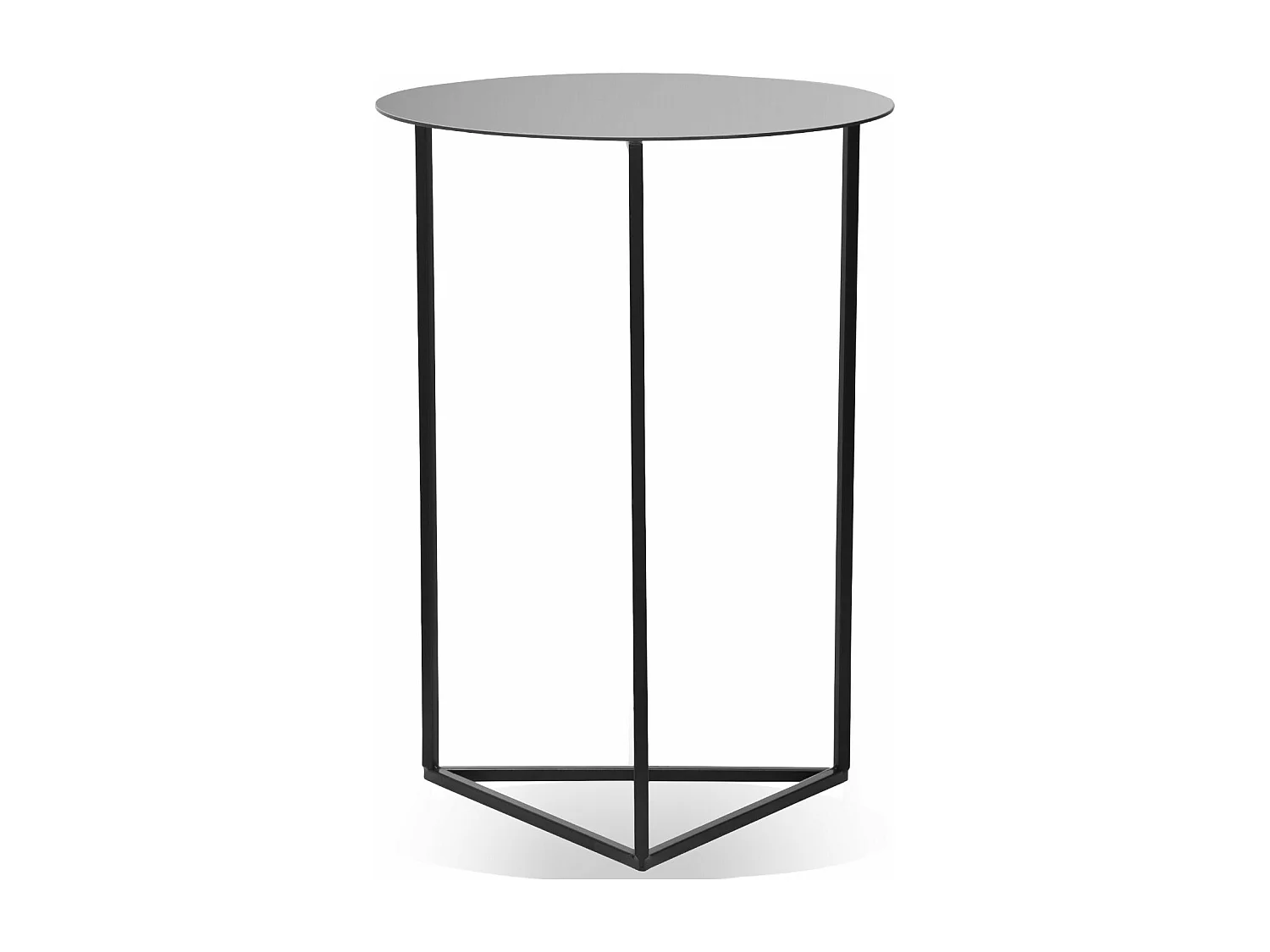 Table d'Appoint Design "Zeliana" 79cm Noir