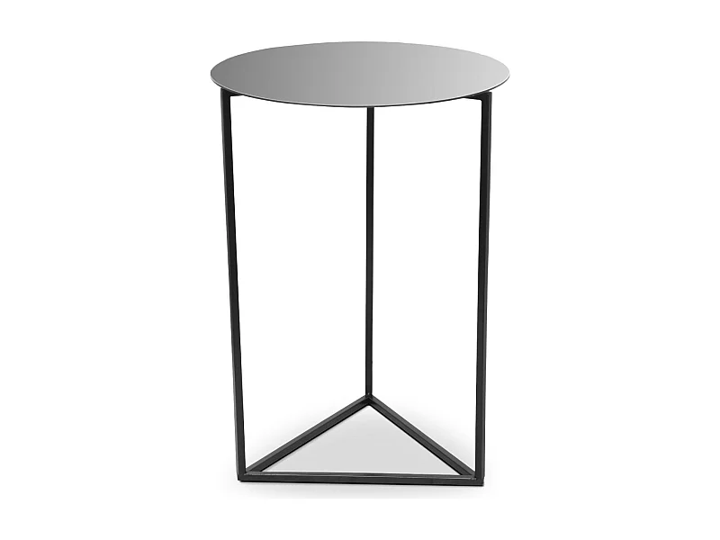 Table d'Appoint Design "Zeliana" 79cm Noir