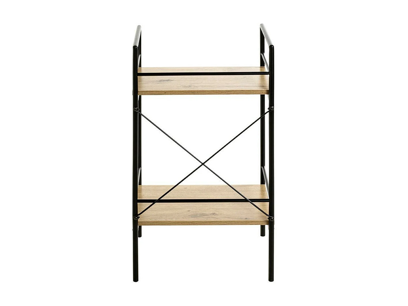 Table d'Appoint 2 Niveaux "Fidelo" 62cm Chêne