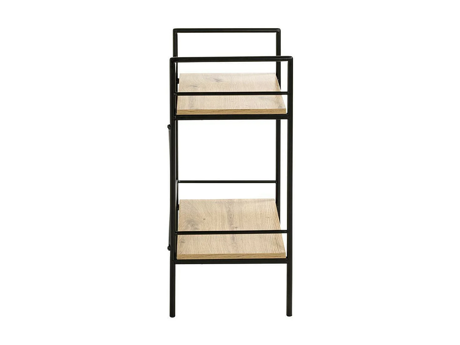 Table d'Appoint 2 Niveaux "Fidelo" 62cm Chêne