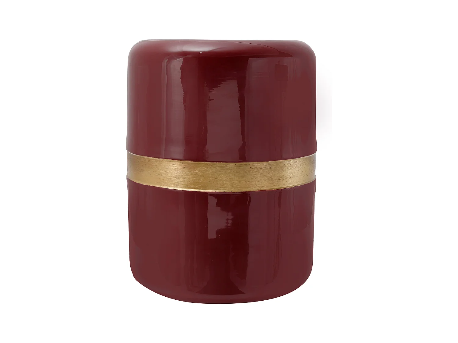 Table d'Appoint Design "Lolan" 47cm Prune