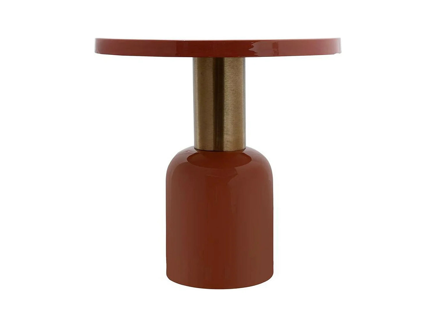 Table d'Appoint Ronde "Clémence" 50cm Corail