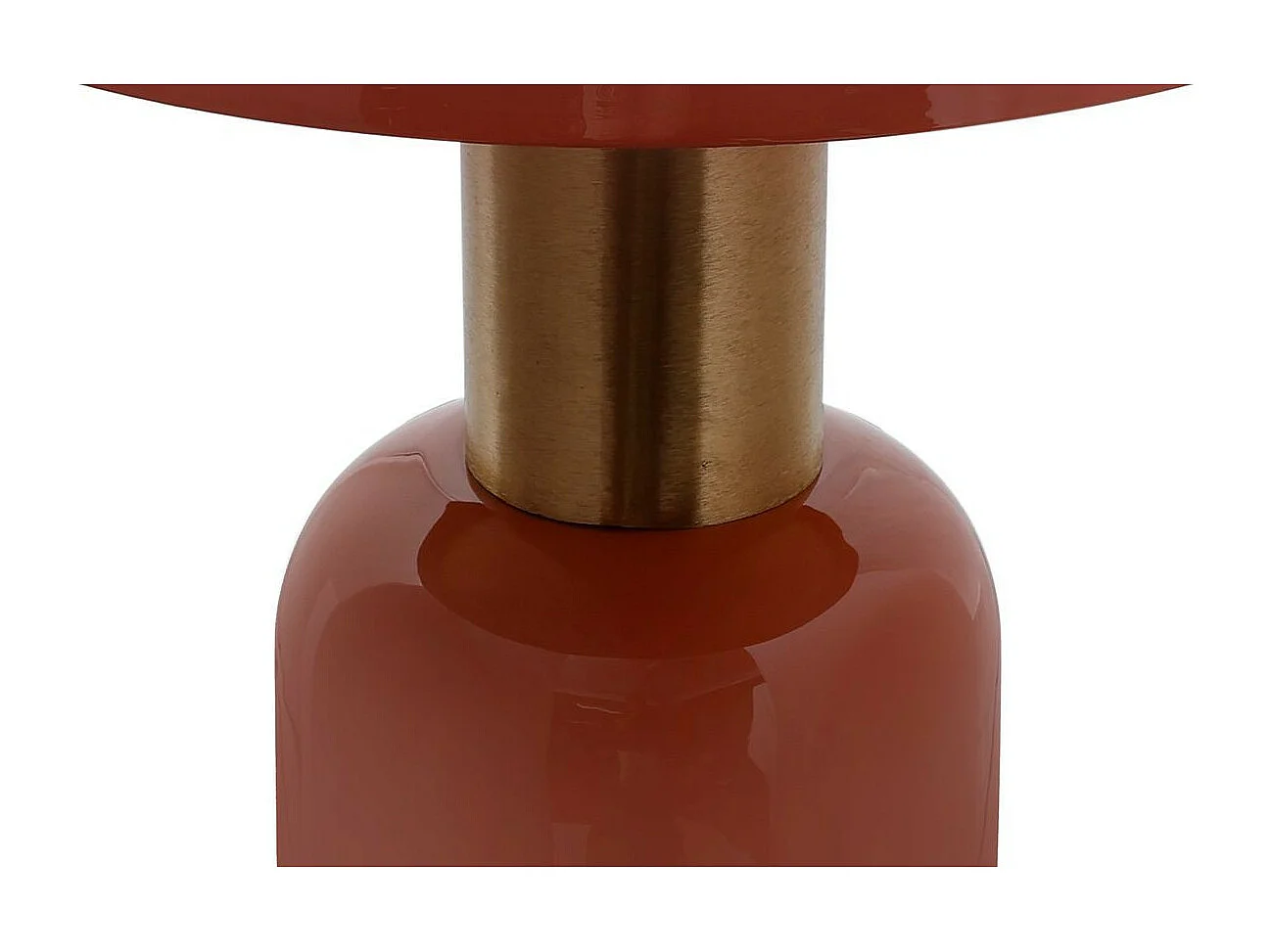 Table d'Appoint Ronde "Clémence" 50cm Corail