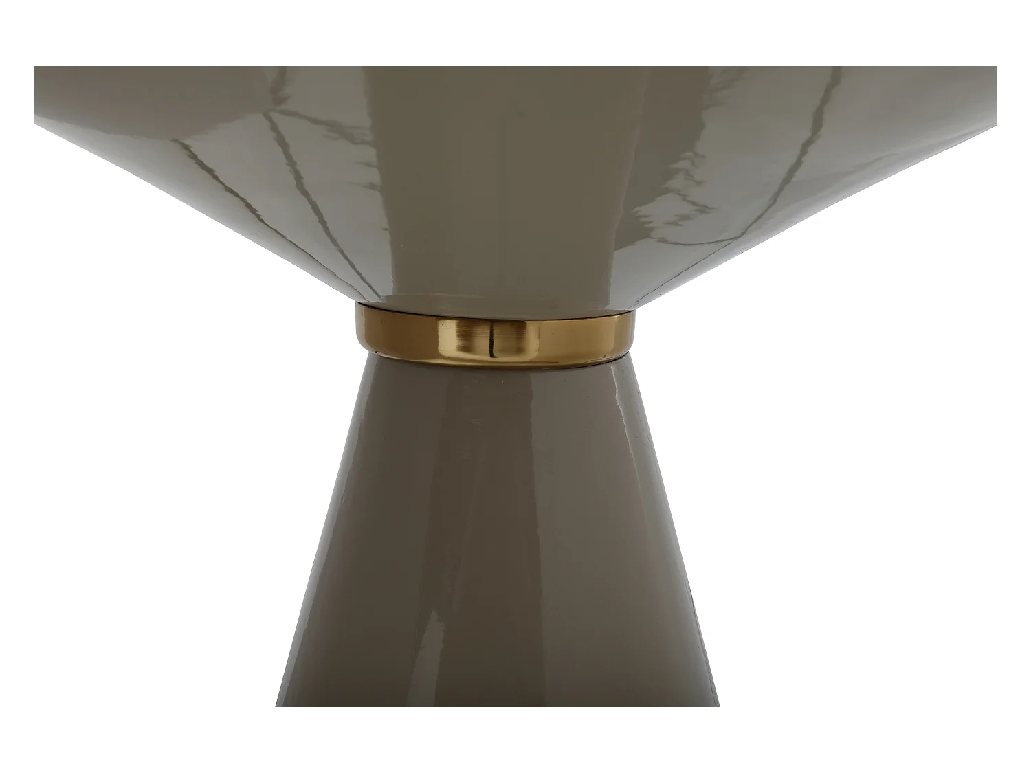 Table d'Appoint Design "Pina" 46cm Taupe