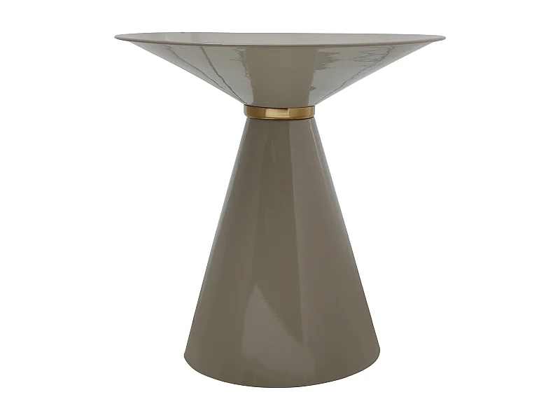 Table d'Appoint Design "Pina" 46cm Taupe