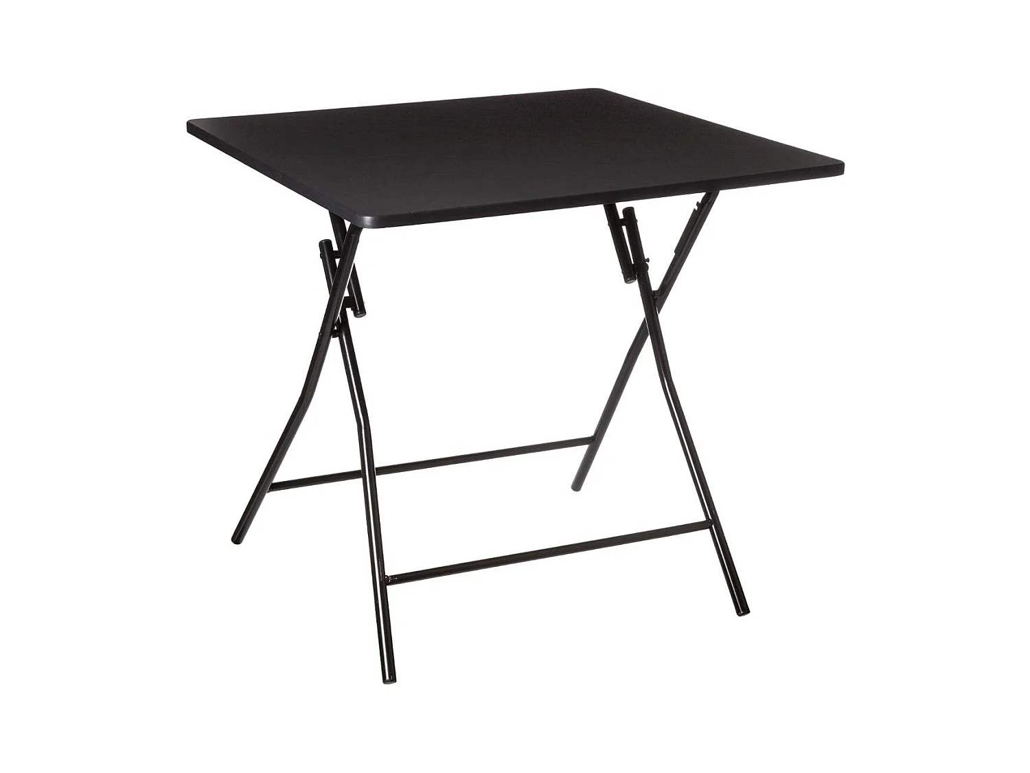 Table Pliante Design "Bivouac" 80x80cm Noir