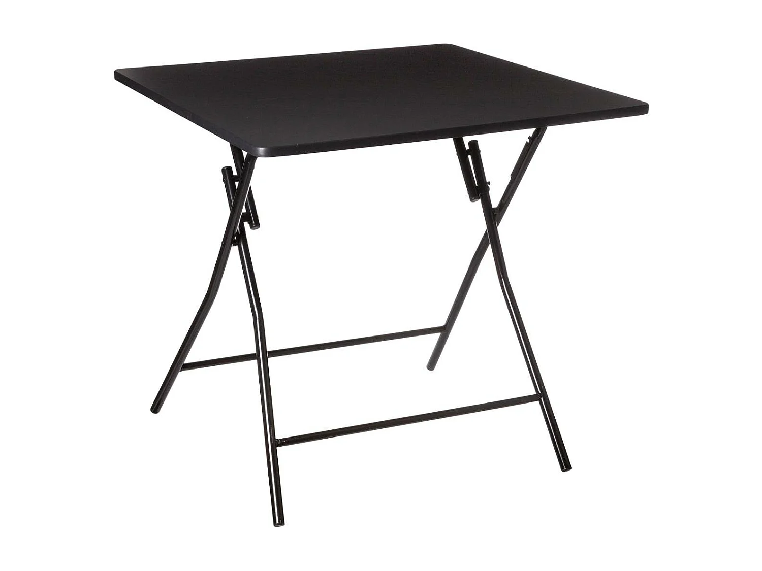 Table Pliante Design "Bivouac" 80x80cm Noir