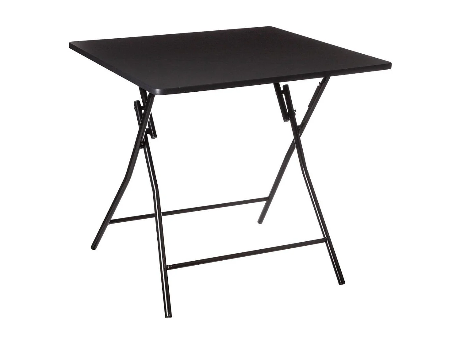 Table Pliante Design "Bivouac" 80x80cm Noir