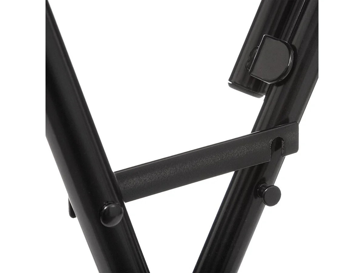 Table Pliante Design "Bivouac" 80x80cm Noir