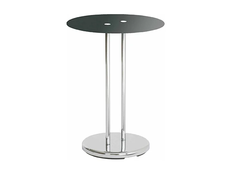 Table d'Appoint Design "Lilas" 55cm Noir