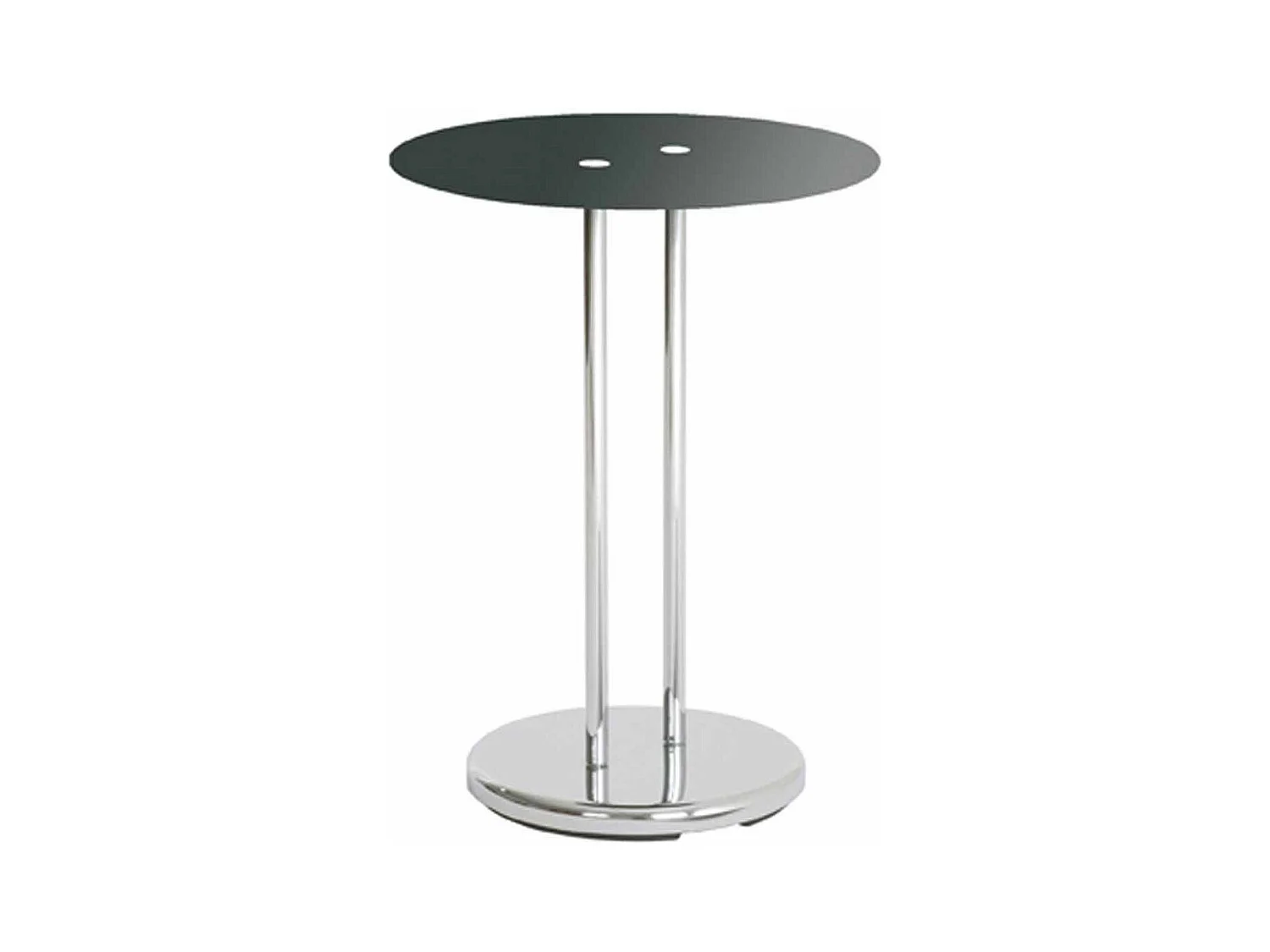Table d'Appoint Design "Lilas" 55cm Noir