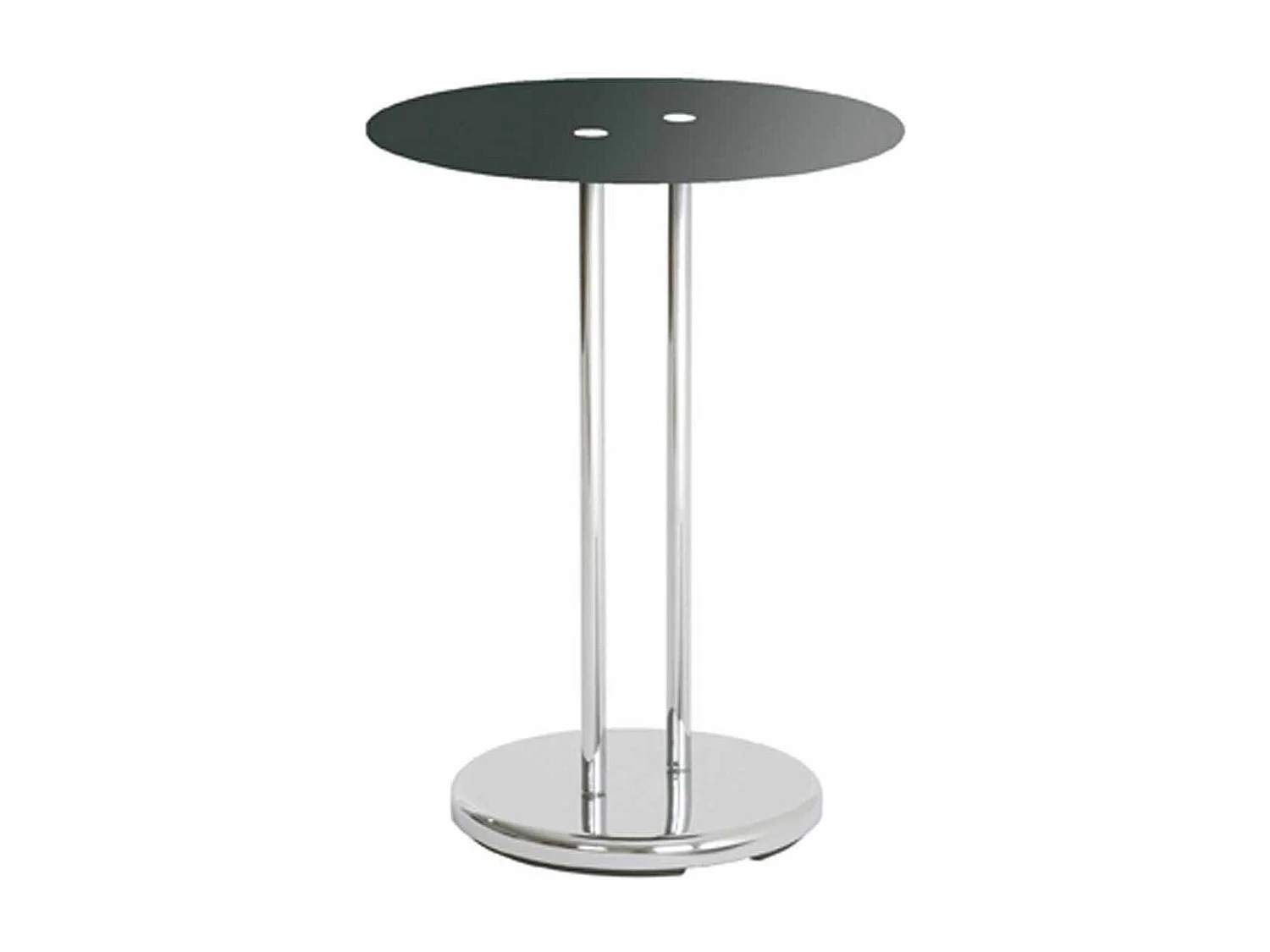 Table d'Appoint Design "Lilas" 55cm Noir