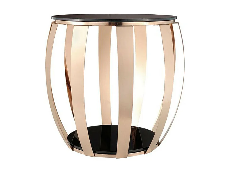 Table d'Appoint Déco "Pabla" 51cm Or