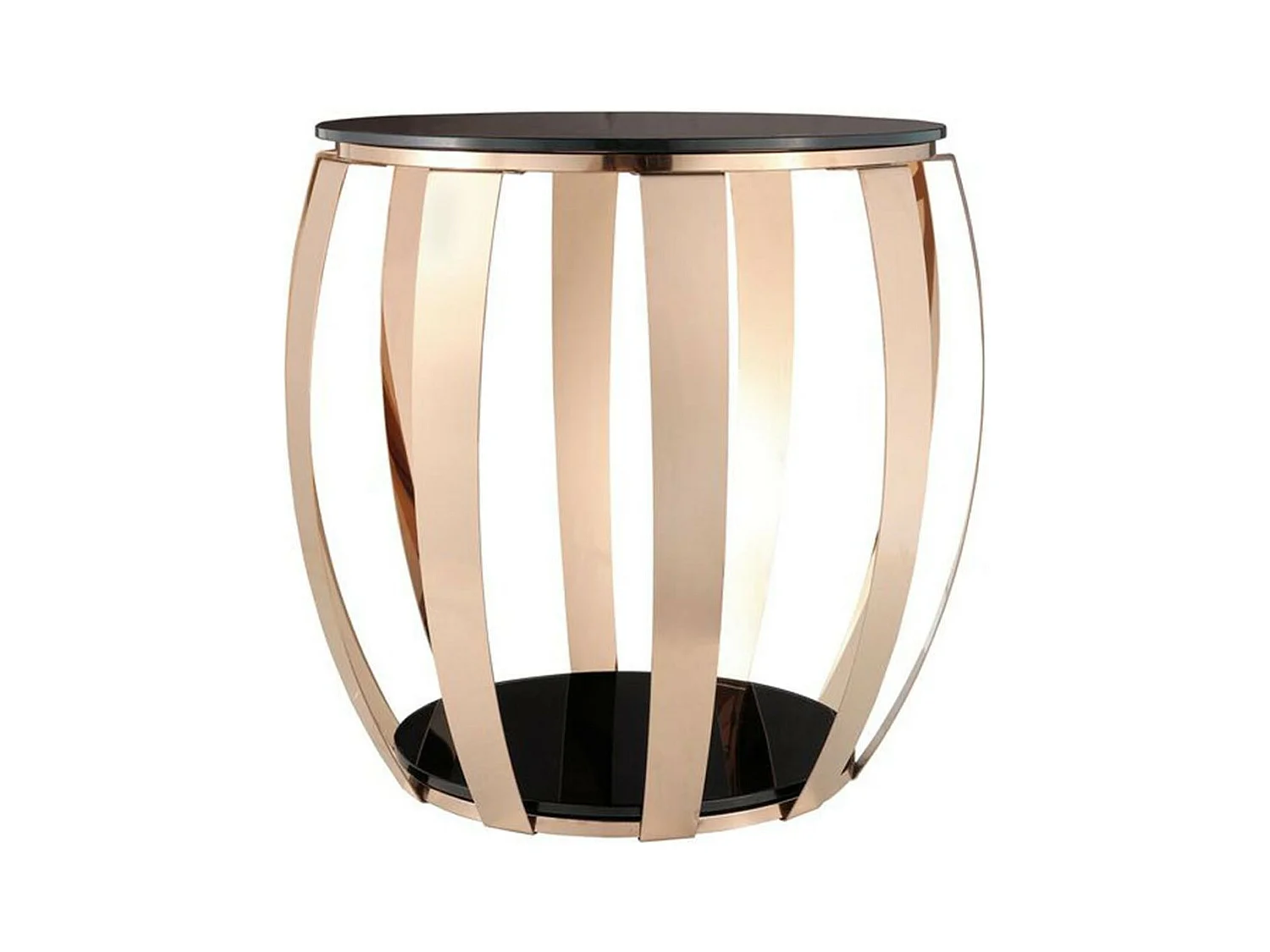 Table d'Appoint Déco "Pabla" 51cm Or