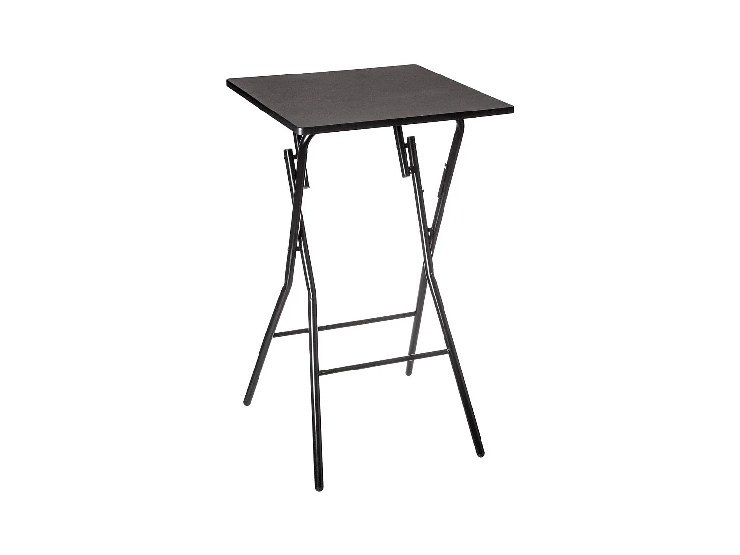 Table de Bar en Métal "Pliante" 102cm Noir