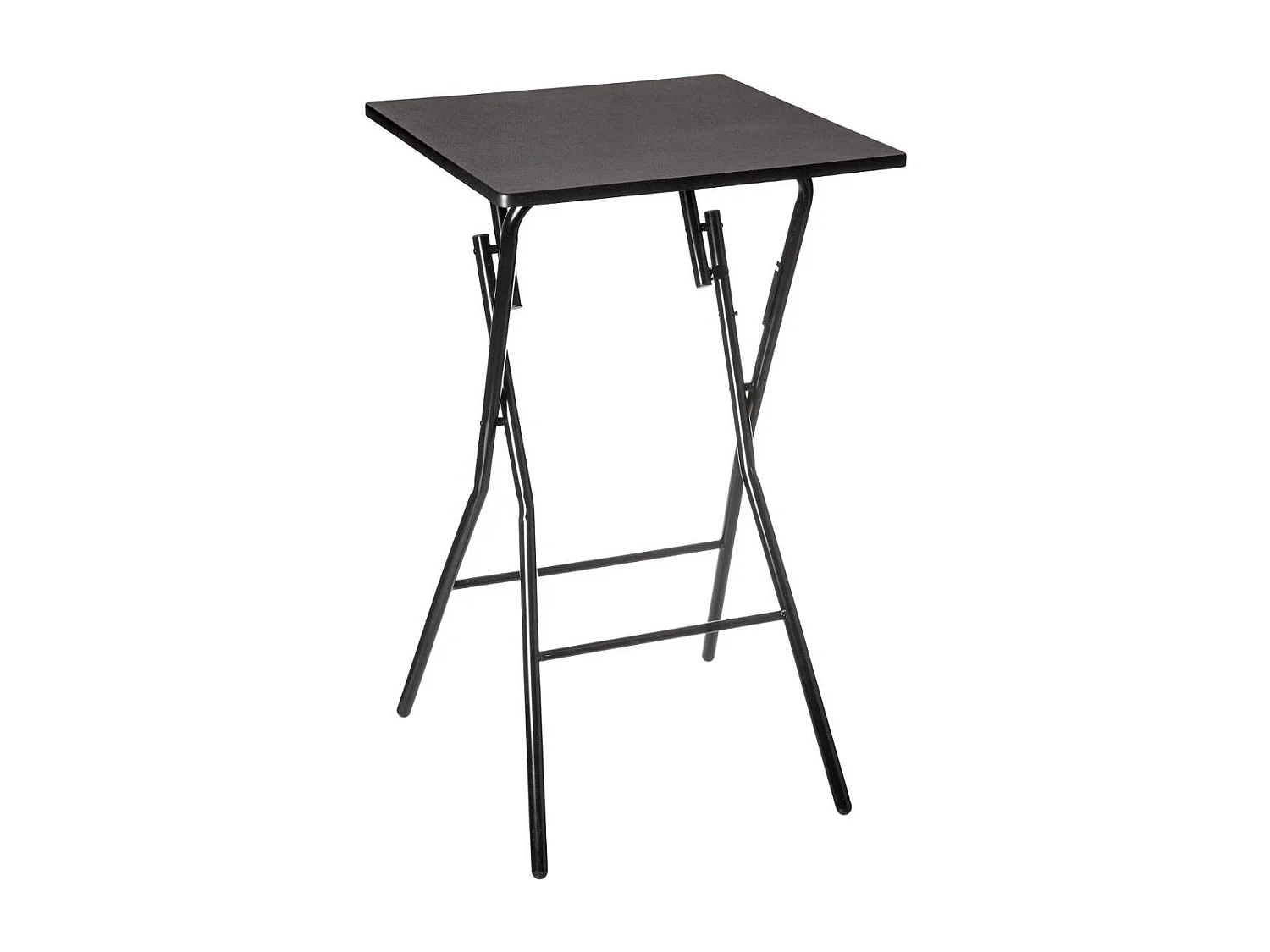 Table de Bar en Métal "Pliante" 102cm Noir