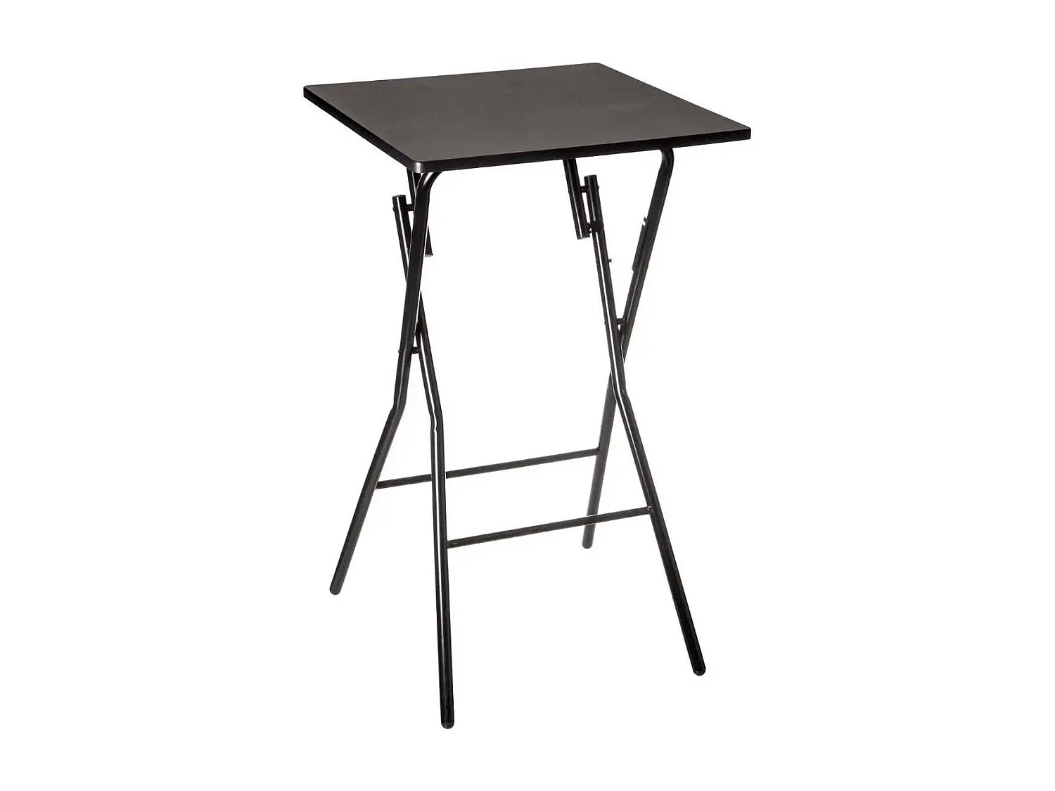 Table de Bar en Métal "Pliante" 102cm Noir