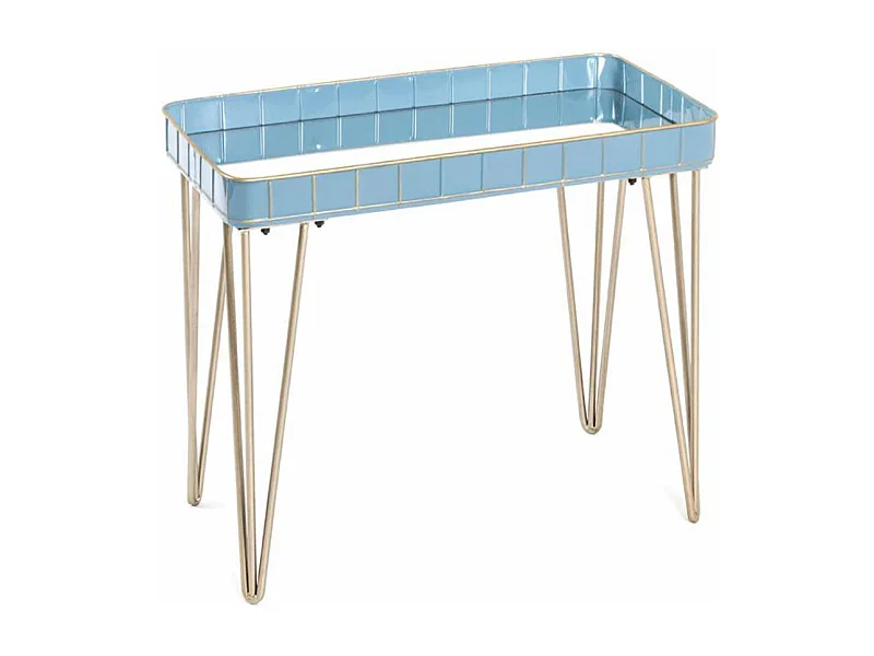 Table d'Appoint Déco "Andrés" 60cm Bleu