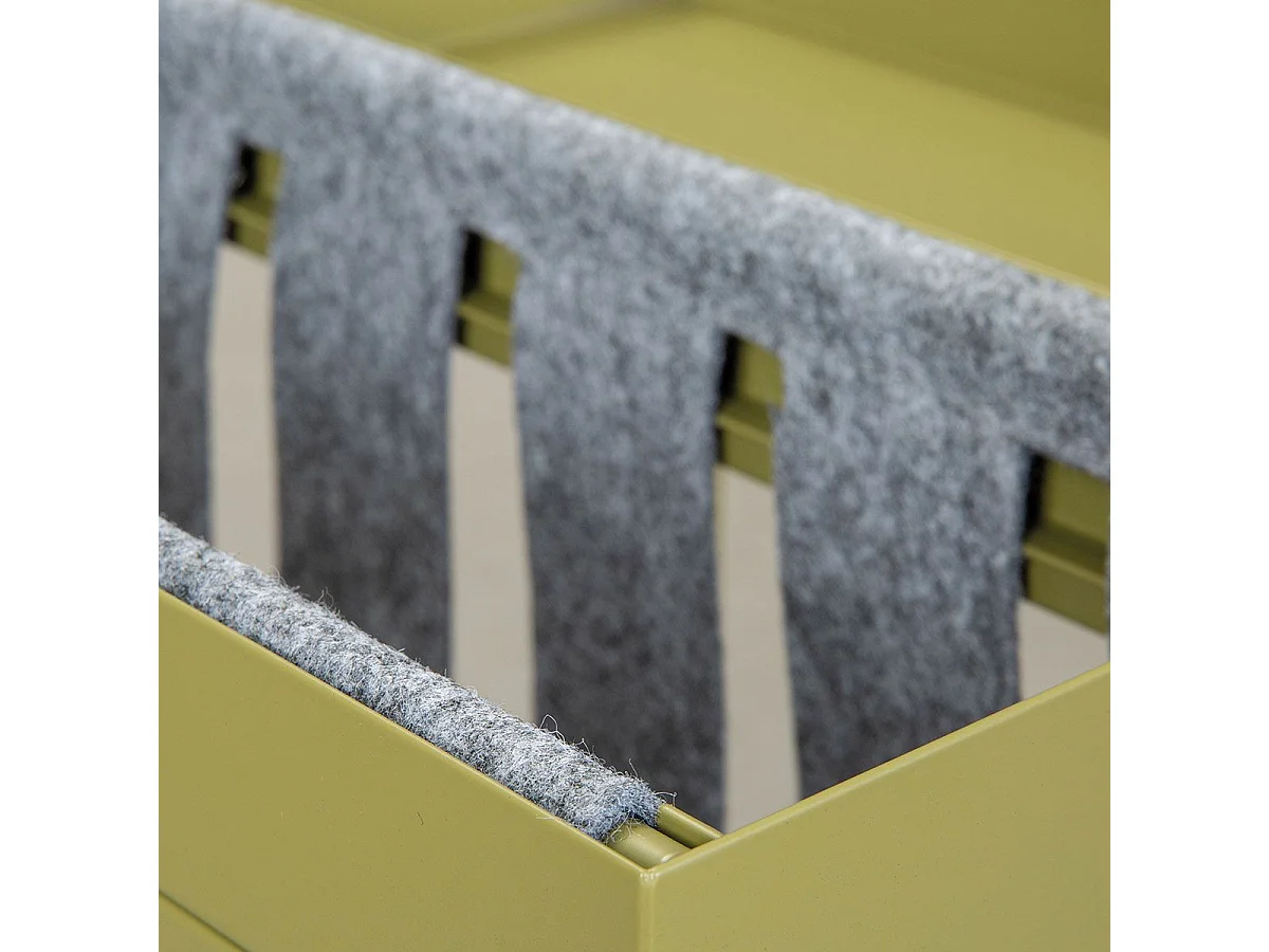 Table d'Appoint Design "Porte-Magazine" 40cm Vert